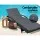 Gardeon 2PC Sun Lounge Wicker Outdoor Beach Chair - Black, Adjustable Backrest, UV & Water-Resistant, 190x70cm