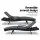 Gardeon 2PC Sun Lounge Wicker Outdoor Beach Chair - Black, Adjustable Backrest, UV & Water-Resistant, 190x70cm