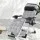 Gardeon Sun Lounge Folding Zero Gravity Chair, Steel Frame, Textilene Seat, Adjustable Recline, Cup Holder, Black