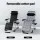 Gardeon Sun Lounge Folding Zero Gravity Chair, Steel Frame, Textilene Seat, Adjustable Recline, Cup Holder, Black