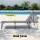 Gardeon Sun Lounger Folding Beach Chair - 4-Position Adjustable, 600D Textilene, Steel Frame, Outdoor Patio Furniture