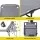 Gardeon Sun Lounger Folding Beach Chair - 4-Position Adjustable, 600D Textilene, Steel Frame, Outdoor Patio Furniture