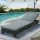 Gardeon Black Wicker Sun Lounge with Wheels - Adjustable Aluminium Frame, UV & Water-Resistant, 185x60cm, 120kg Capacity