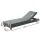 Gardeon Sun Lounge Wicker Outdoor Day Bed - Grey, Adjustable Backrest, UV & Water Resistant, 185x60x25cm, with Wheels