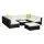 Gardeon 10-Piece Outdoor Sofa Set: UV-Resistant Wicker, Aluminium Frame, Glass Table, Removable Cushion Covers
