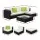Gardeon 5-Piece Outdoor Sofa Set - UV-Resistant Wicker, Aluminium Frame, Removable Covers, Tempered Glass, Cushions