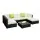 Gardeon 7-Piece Outdoor Sofa Set: Durable UV-Resistant Wicker, Aluminium Frame, Washable Covers, Tempered Glass Table