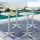 Gardeon Set of 6 Outdoor Bar Tables: Adjustable 70/110CM, Stainless Steel Top, Foldable & Portable, Modern Silver Finish