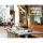 Gardeon Outdoor Bar Table: Adjustable Aluminium, Stainless Steel Top, 70/110cm, Foldable, Sturdy Base, Silver