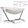 Gardeon Hammock Bed with Stand - Single Cotton, Adjustable Height, Durable Steel Frame, Indoor/Outdoor Use, Cream