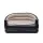Gardeon Outdoor Inflatable Couch: 2-Seater Lounge, Soft Flocked PVC, Portable with Pump, 300kg Capacity, Coffee Colour