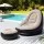 Gardeon Inflatable Chair & Ottoman Set - PVC Flocked Fabric, Supports 150kg, Portable for Camping & Indoor Use