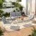 Gardeon 5-Piece Outdoor Sofa Set with Cushions and Glass Tables White Grey