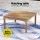 Gardeon 4-Seater Outdoor Wooden Sofa Set Lounge, 5 Piece, Water-Resistant Cushions, Oak Frame, Coffee Table Included