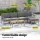 Gardeon 5-Seater Outdoor Wooden Sofa Set 6 Piece Lounge Setting with Coffee Table, Water-Resistant Cushions, Oak Finish