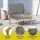 Gardeon 5-Seater Outdoor Wooden Sofa Set 6 Piece Lounge Setting with Coffee Table, Water-Resistant Cushions, Oak Finish