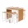 Gardeon 7-Piece Outdoor Bar Set - 6 Seater Patio Bistro with Wood Composite Table & Steel Frame, Easy Assembly