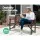 Gardeon 5FT Fir Wood Garden Bench, 3-Seater, Charcoal Finish, Weather-Resistant, 360kg Capacity, Easy Assembly