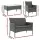 Gardeon 4-Piece Outdoor Sofa Set with Rattan Furniture and Cushions Grey