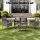 Gardeon 4-Piece Outdoor Sofa Set with Rattan Furniture and Cushions Grey