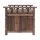 Gardeon Charcoal Wooden Outdoor Storage Bench Box - 160L, Fir Wood, Water-Resistant, Patio Furniture, 106x60x51.5cm
