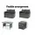 Gardeon 9-Seater Outdoor Dining Sofa Set - Mixed Grey Wicker, Steel Frame, UV & Weather Resistant, Cushioned Comfort