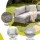 Gardeon 8 Seater Outdoor Sofa Set 11 Piece PE Rattan Furniture with Grey Cushions and Tempered Glass Table