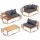 Gardeon 5-Seater Outdoor Sofa Set, Solid Wood, Easy Assembly, Removable Cushions, Built-in Side Table, Family-Friendly