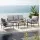 Gardeon 5-Seater Outdoor Sofa Set, 4PCS Patio Furniture, Steel Frame, Removable Cushions, Versatile Indoor/Outdoor Use