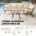 Gardeon 4-Piece Modular 5-Seater Outdoor Sofa Set with Cushions and Coffee Table 5-Seater Rattan Lounge