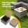 Gardeon 5-Piece Grey Rattan Outdoor Sofa Set: 4-Seater Patio Furniture with Storage & Removable Cushions, Easy Assembly