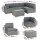 Gardeon 5-Piece Grey Wicker Outdoor Sofa Set, 4-Seater with Cushions, UV & Water-Resistant for All-Season Use