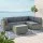 Gardeon 5-Piece Grey Wicker Outdoor Sofa Set, 4-Seater with Cushions, UV & Water-Resistant for All-Season Use