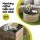 Gardeon 7-piece Brown PE Rattan Outdoor Sofa Set 4-Seater with Tempered Glass Coffee Table and Cushions