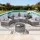 Gardeon 4-Seater Outdoor Sofa Set - 7PCS Rattan Patio Furniture with Cushions, Tempered Glass Table, Easy Assembly