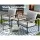 Gardeon 3PC Outdoor Bistro Set - Black Steel Frame, UV-Resistant Cushions, Easy Assembly, Weatherproof Patio Furniture