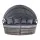 Gardeon Grey Wicker Sun Lounge Day Bed - Outdoor Patio Furniture, UV-Resistant, 161x180x145cm, Adjustable Canopy