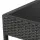 Gardeon 3PC Patio Bistro Set - Black PE Wicker, Steel Frame, Tempered Glass Table, Weather-Resistant Cushions Included