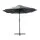 Instahut 4.57m Charcoal Outdoor Umbrella, UV50+ Water-Resistant Polyester, Steel Frame, Dodecagon Canopy, Tilt Feature
