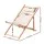 Gardeon Wooden Sun Lounge Outdoor Deck Chair - Adjustable Poplar Frame, 600D Fabric, Beige, 120kg Capacity, Portable