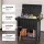 Gardeon 3-in-1 Outdoor Storage Cabinet: 80L Ice Bucket Cooler, Weather-Resistant Rolling Serving Cart with Spice Rack