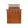 Gardeon 129cm Wooden Outdoor Storage Bench - Fir Wood, 200L Capacity, Weather-Resistant, Natural Finish, Patio Chest