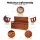 Gardeon 129cm Wooden Outdoor Storage Bench - Fir Wood, 200L Capacity, Weather-Resistant, Natural Finish, Patio Chest