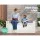 Gardeon 129cm White Wooden Outdoor Storage Bench & Toy Chest - Fir Wood, 200L Capacity, All-Weather, 2-in-1 Design