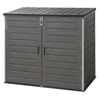 Gardeon Outdoor Storage Cabinet 1170L Three-Door Lockable Tool Organiser 140 x 82 x 121cm Grey