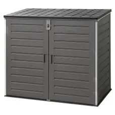 Gardeon Outdoor Storage Cabinet 1170L Three-Door Lockable Tool Organiser 140 x 82 x 121cm Grey