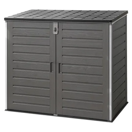 Gardeon Outdoor Storage Cabinet 1170L Three-Door Lockable Tool Organiser 140 x 82 x 121cm Grey