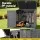 Gardeon Outdoor Storage Cabinet 1170L Three-Door Lockable Tool Organiser 140 x 82 x 121cm Grey