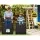Gardeon 195L Outdoor Storage Box Bench - Weather-Resistant Polypropylene, Easy Assembly, Black, 1-Year Warranty