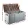 Gardeon 290L Brown Outdoor Storage Box with Lockable Lid, Weather-Resistant PP Material, Wheels & Handles for Easy Use